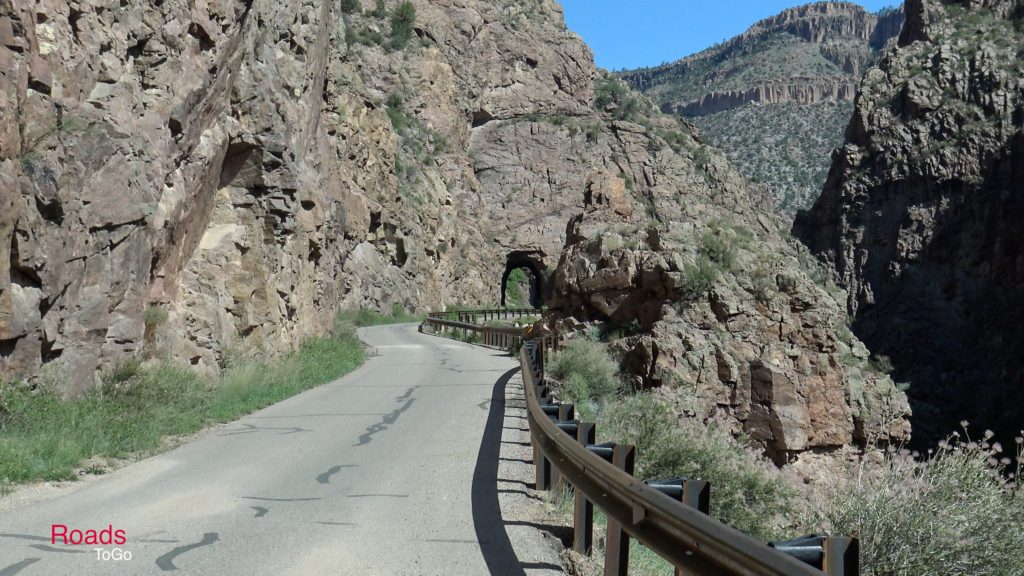 RoadsToGo Best Driving Roads - New Mexico State Highway 485 - Gilman Tunnel Road